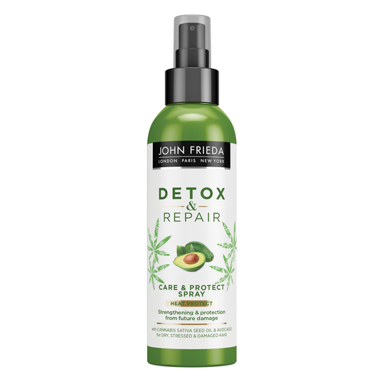 John Frieda Detox & Repair Cannabis Sativa Seed Oil Protect Spray