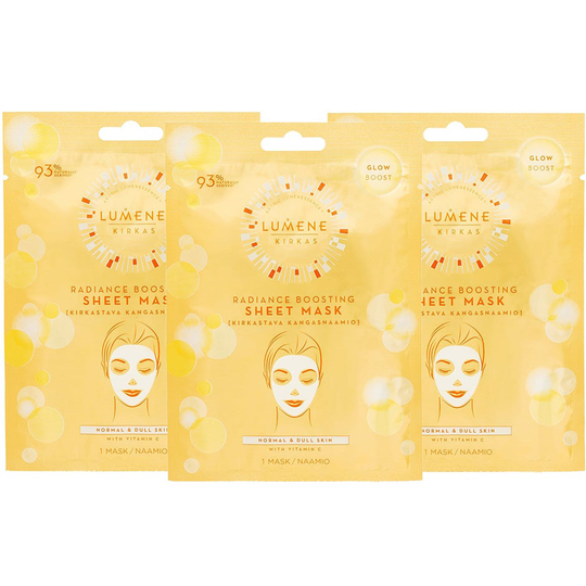 Radiance Boosting Sheet Mask, Lumene Ihonhoitopakkaukset