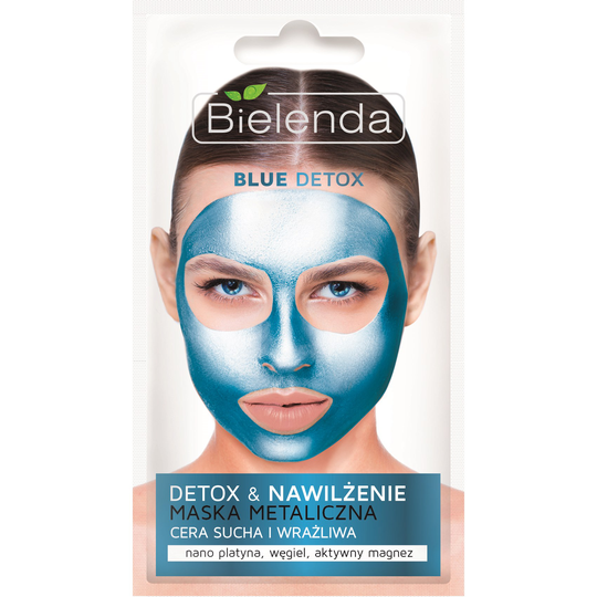 Bielenda BLUE DETOX detoxifying face mask for dry and sensitive s