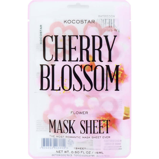 Flower Mask Sheet Cherry Blossom (6 flowers), 24 g Kocostar Kangasnaamiot