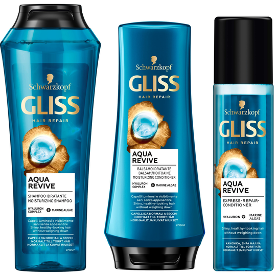 Schwarzkopf Gliss Aqua Revive Trio