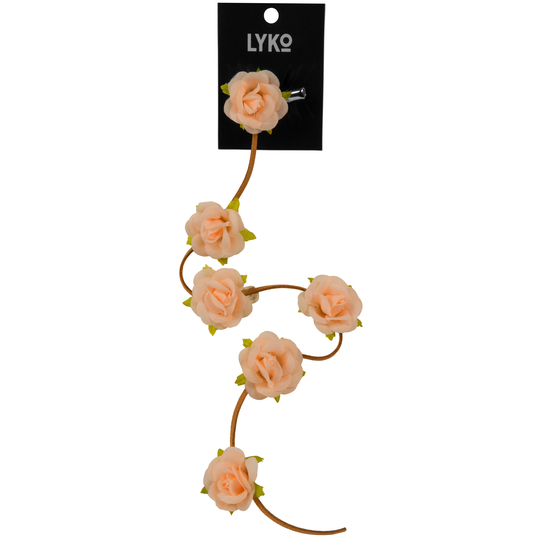 LYKO Barrette Roses Pink