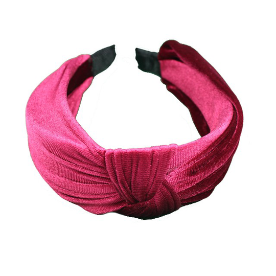 LYKO Diadem Velvet Tie Red
