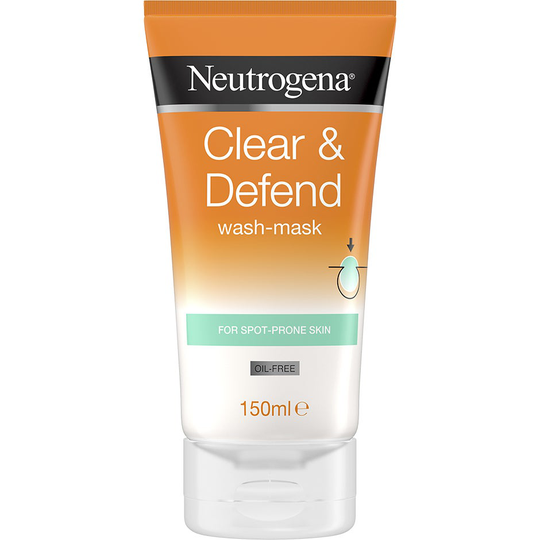 Neutrogena Clear & Defend Wash-Mask, 150 ml Neutrogena Kasvonaamiot