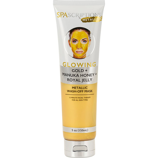 Glowing Metallic Wash-Off Mask, 150 ml Spascriptions Kasvonaamiot