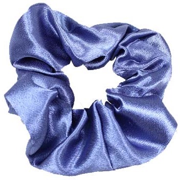 LYKO Yksivärinen silkkiscrunchie Lt Blue