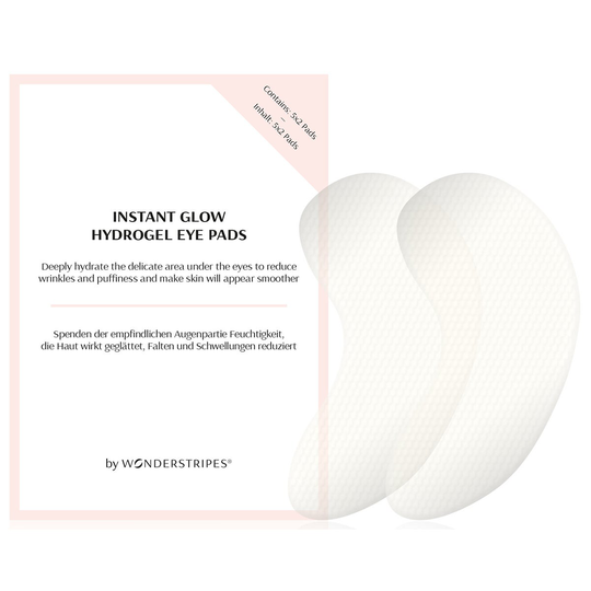 Instant Glow Hydrogel Eye Pads, Wonderstripes Silmät