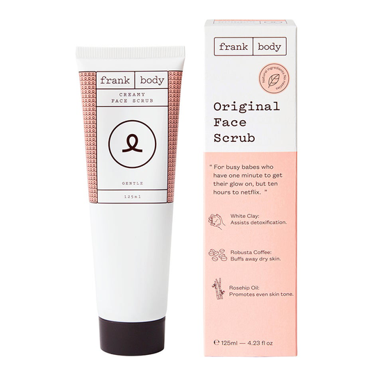 Original Face Scrub 125ml, Frank Body Kasvokuorinnat