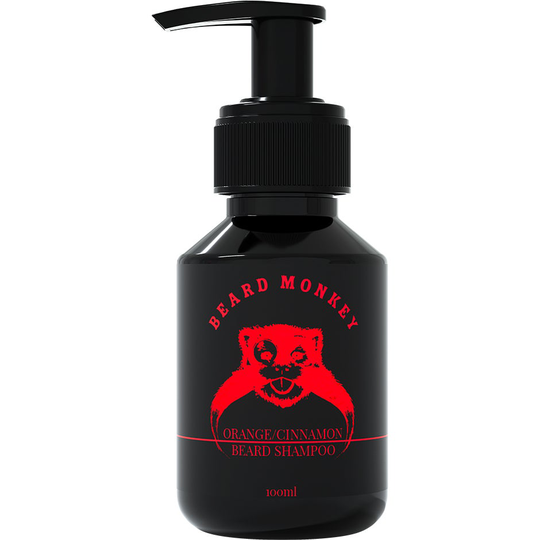 Orange & Cinnamon Beard Shampoo, 100 ml Beard Monkey Parta & Viikset