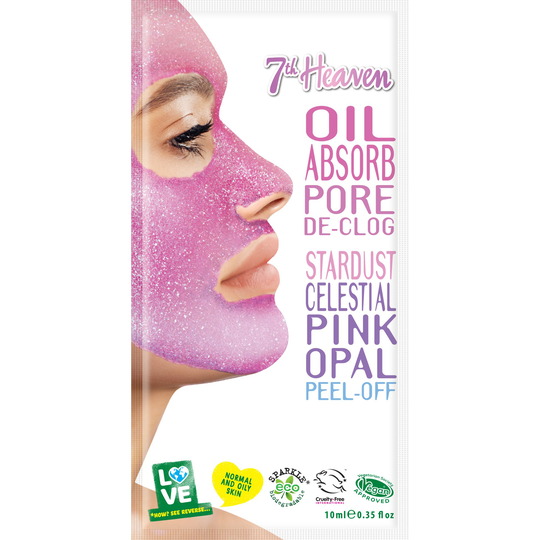7th Heaven Stardust Celestial Pink Opal Peel-Off Oil Absorb Pore