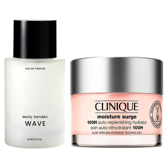 Wave & Clinique Moisture Surge Set, Molly Sandén by Nordicfeel Naisten hajuvedet
